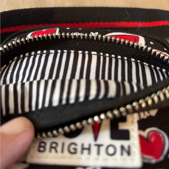 Brighton Love Heart A Flutter  Bag with Red and White Accents - Picture 6 of 7